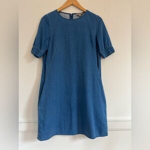 COS Blue Jean Mini Dress